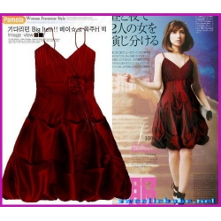 Sweeteibabe S09 Bubble Party/Cocktail/Evening Dresses Burgundy S/M/L/XL